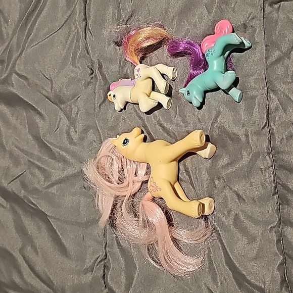 My Little Pony G2 Sky Skimmer with 2 MLP mcdonalds toys - Picture 1 of 10